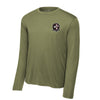 VMGR-252 Otis Squadron Long Sleeve Performance T-Shirt - OD Green