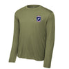 VMFA-533 Hawks Squadron Long Sleeve Performance T-Shirt - OD Green