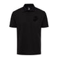 Eagle Globe & Anchor Black Performance Polo Shirt