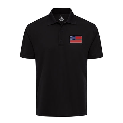 American Flag Performance Polo Shirt