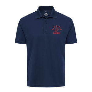 San Diego Old School Performance Polo Shirt