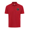 Earned Never Given Circle Performance Polo Shirt - RED