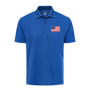 American Flag Performance Polo Shirt