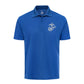 Eagle Globe & Anchor Silver Performance Polo Shirt