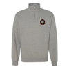 VMX-1 Flying Lions Squadron Quarter Zip Sweatshirt - Heather Grey