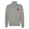 Marine Corps Air Station New River Quarter Zip Sweatshirt - Heather Grey