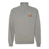 VMFA-323 Death Rattlers Squadron Quarter Zip Sweatshirt - Heather Grey