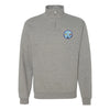 Henderson Hall Quarter Zip Sweatshirt - Heather Grey