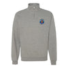 HMH-362 Flying Tigers Squadron Quarter Zip Sweatshirt - Heather Grey