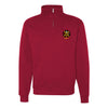 HMX-1 Marine One Squadron Quarter Zip Sweatshirt - Red