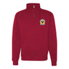 VMM-261 Raging Bulls Squadron Quarter Zip Sweatshirt - Red