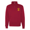 Marine Corps Base Camp Lejeune Quarter Zip Sweatshirt - Red