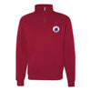 VMM-364 Purple Foxes Squadron Quarter Zip Sweatshirt - Red