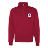 VMM-161 Greyhawks Quarter Zip Sweatshirt - Red