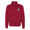 VMFA-231 Ace of Spades Squadron Quarter Zip Sweatshirt - Red
