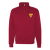 Marine Corps Air Station Cherry Point Quarter Zip Sweatshirt - Red