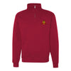 Marine Corps Air Station New River Quarter Zip Sweatshirt - Red