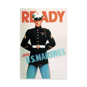 Ready - Join The U.S Marines Poster