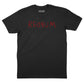 REDRUM T-Shirt (by Regular Brand) — Black