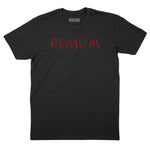 REDRUM T-Shirt (by Regular Brand) — Black