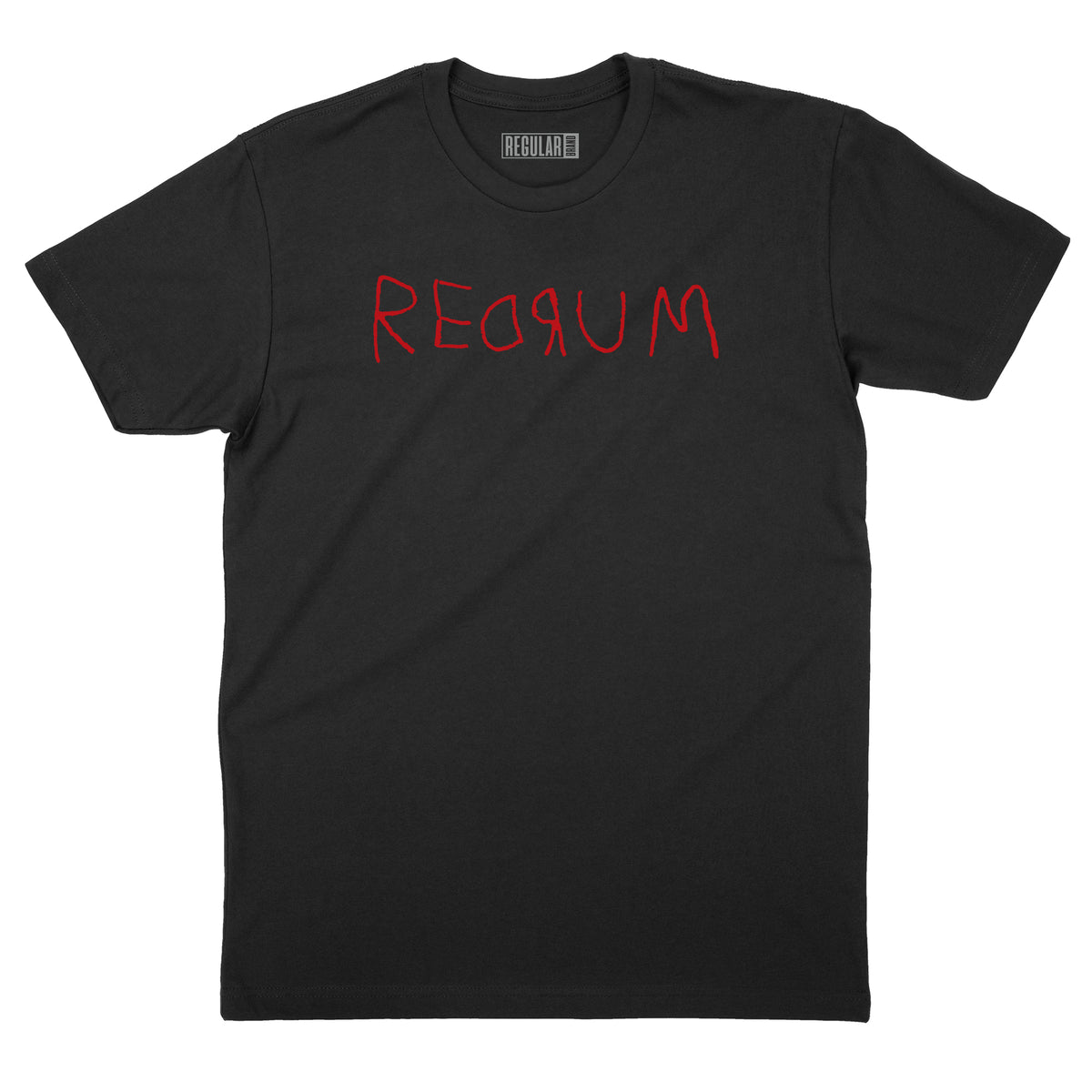 REDRUM T-Shirt (by Regular Brand) — Black