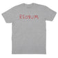 REDRUM T-Shirt (by Regular Brand) — Heather Grey