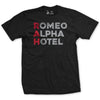 ROMEO, ALPHA, HOTEL T-Shirt - BLACK