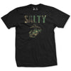 Salty Woodland Camo T-Shirt - BLACK