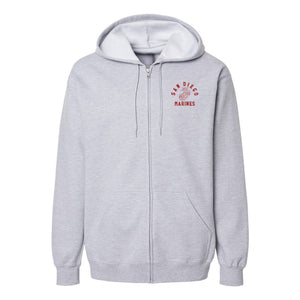 San Diego Old School Full Zip Hoodie