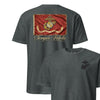 Semper Fidelis Vintage USMC Flag T-Shirt - CHARCOAL HEATHER