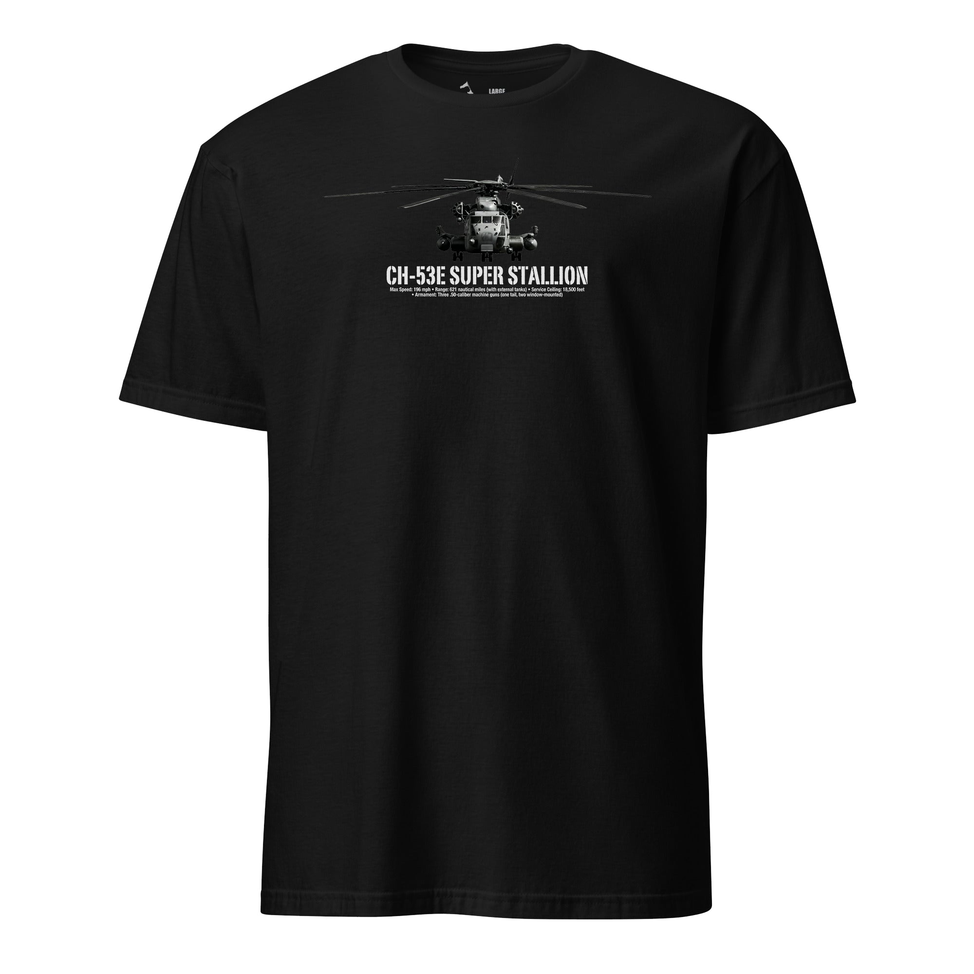 CH-53E Super Stallion Airframe Specs T-Shirt | Heavy-Lift