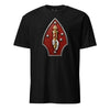 2nd Marine Division Diamond Plate T-Shirt - BLACK