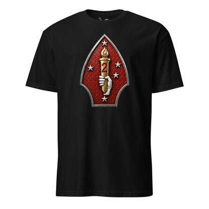 2nd Marine Division Diamond Plate T-Shirt