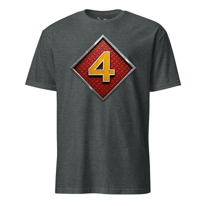 4th Marine Division Diamond Plate T-Shirt