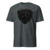 3rd Marine Division Diamond Plate Blackout T-Shirt - CHARCOAL HEATHER