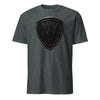 5th Marine Division Diamond Plate Blackout T-Shirt - CHARCOAL HEATHER