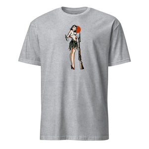 WW2 Pin Up M-1 Garand T-shirt