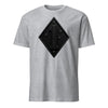1st Marine Division Diamond Plate Blackout T-Shirt - HEATHER GRAY
