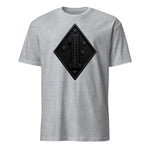 1st Marine Division Diamond Plate Blackout T-Shirt