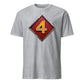 4th Marine Division Diamond Plate T-Shirt