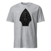 2nd Marine Division Diamond Plate Blackout T-Shirt - HEATHER GRAY