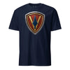 5th Marine Division Diamond Plate T-Shirt - NAVY