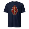 2nd Marine Division Diamond Plate T-Shirt - NAVY