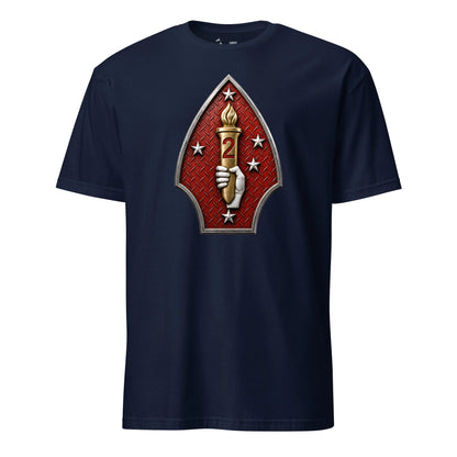2nd Marine Division Diamond Plate T-Shirt