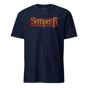 Semper Fi Leather Patch T-Shirt