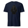 2nd Marine Division Diamond Plate Blackout T-Shirt - NAVY