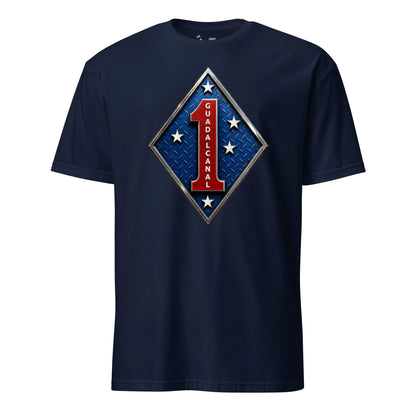 1st Marine Division Diamond Plate T-Shirt