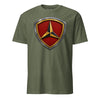 3rd Marine Division Diamond Plate T-Shirt - OD GREEN