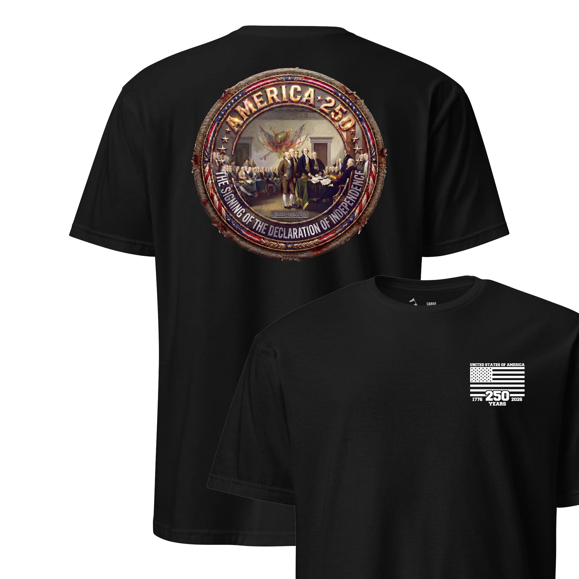 America 250 Signing the Declaration of Independence T-Shirt