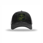 OD Green & Black EGA — BLACK/CHARCOAL